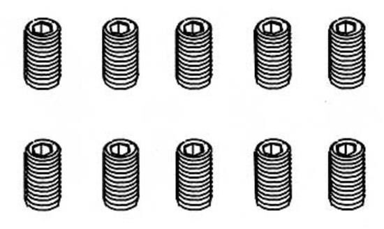Robitronic M4x8mm Innensechskantschraube (10 Stk) / R30086