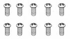 Robitronic 3x8mm Rundkopfschraube für Plastik (10 Stk) / R30098