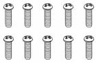 Robitronic 3x12mm Rundkopfschraube für Plastik (10 Stk) / R30100