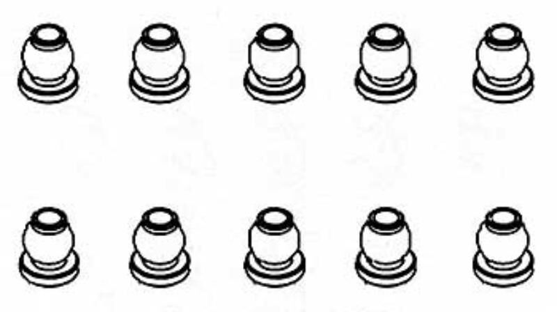 Robitronic Kugelkopf 7mm (10 Stk) / R30110