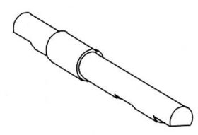 Robitronic Hauptzahnradwelle für 2-Gang / R30124