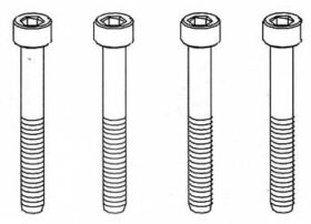 Robitronic M3x25mm Zylinderkopfschraube (4 Stk) / R30181