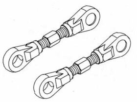 Robitronic Obere Querlenkerhalter hinten (2 Stk) / R30186