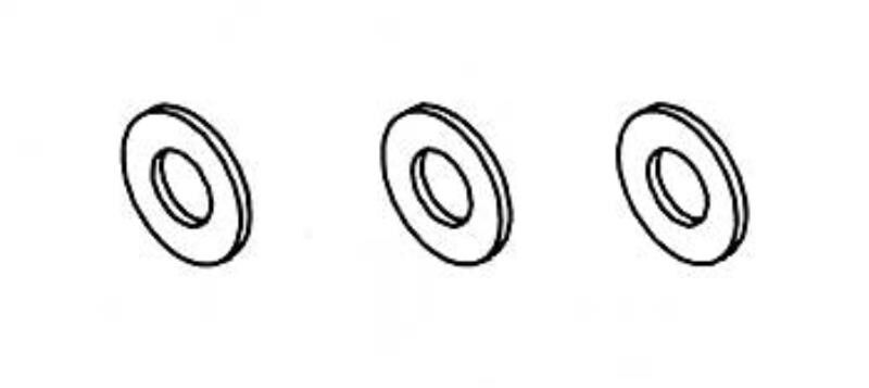 Robitronic 6x3x1mm Beilagscheibe (3 Stk) / R30190