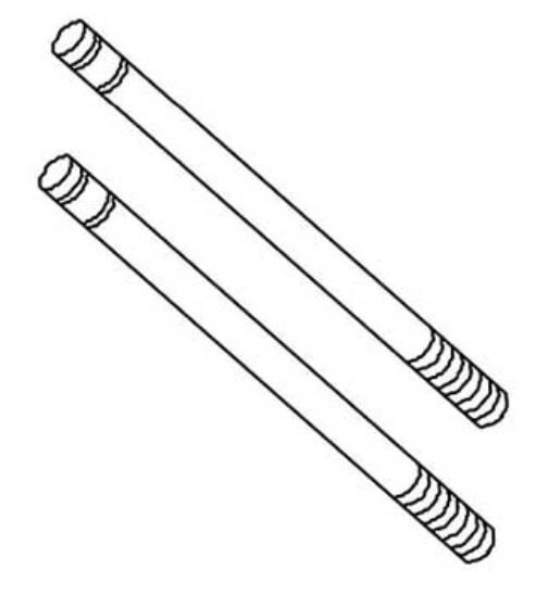 Robitronic Kolbenstange Dämpfer TW (2 Stk) / R30404