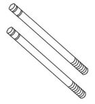 Robitronic Kolbenstange Dämpfer TW (2 Stk) / R30404