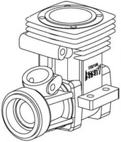 Robitronic Motorgehäuse für 2,5ccm / R31003