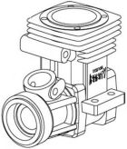 Robitronic Motorgehäuse für 2,5ccm / R31003
