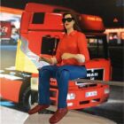 Robbe Modellsport Truck-Figur weiblich m. Sonnenbrille 1:14,5 / 5209