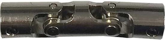Robbe Modellsport Gelenkkupplung doppelt Stahl D12xL52mm Bohrung 6/6 / 5222