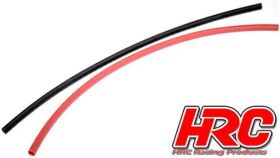 HRC Racing Schrumpfschlauch 4mm Rot und Schwarz (250mm...