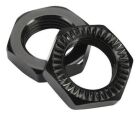 Team Magic Ersatzteil E6 III Serrated Radmuttern Schwarz (2 Stk.) / TM505231BK-1