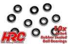 HRC Racing Kugellager metrisch 4x 9x4mm Gummidichtung (10 Stk.) / HRC1216RS