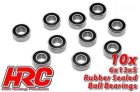 HRC Racing Kugellager metrisch 6x13x5mm Gummidichtung (10 Stk.) / HRC1252RS