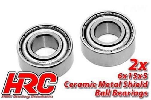 HRC Racing Kugellager metrisch 6x15x5mm TSW Pro Racing Keramik (2 Stk.) / HRC1260CA
