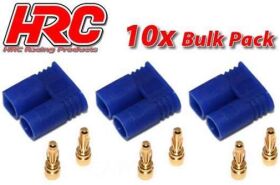 HRC Racing Stecker Gold EC2 männchen (10 Stk.) /...