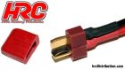 HRC Racing Ladekabel Gold Banana Stecker zu EC3 / MPX / XT60 / CT4 / Ultra T (Deans Kompatible) / Empfänger UNI (FUT & JR) Stecker / HRC9124