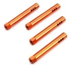 Team Magic E4D-MF Aluminum 7075 Akku Holder Post Orange (4 pcs) / TM503340AO