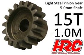 HRC Racing Motorritzel 1.0M / 5mm Achse Stahl Leicht 15Z...