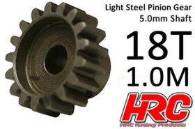 HRC Racing Motorritzel 1.0M / 5mm Achse Stahl Leicht 18Z...