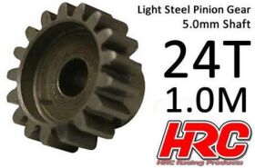 HRC Racing Motorritzel 1.0M / 5mm Achse Stahl Leicht 24Z...