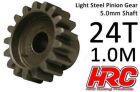 HRC Racing Motorritzel 1.0M / 5mm Achse Stahl Leicht 24Z / HRC71024