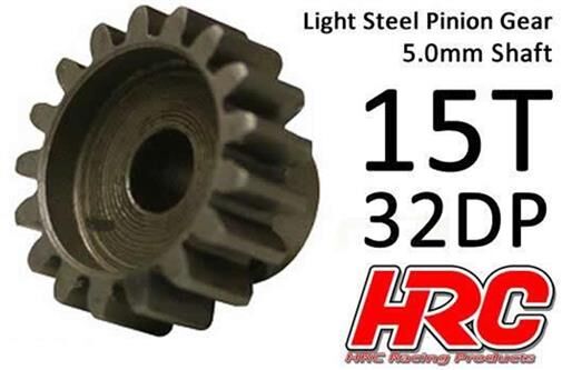 HRC Racing Motorritzel 32DP / 5mm Achse Stahl Leicht 15Z / HRC73215