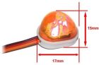HRC Racing Lichtset 1/10 TC/Drift LED JR Stecker Einzeln Dach Blinklicht V1 Orange / HRC8736O
