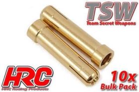 HRC Racing Stecker Gold TSW Pro Racing Adapter Rohr 5.0mm...