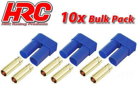 HRC Racing Stecker EC5 weibchen Gold (10 Stk.) / HRC9059B