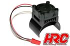 HRC Racing Motorkühlkörper TOP mit Brushless Ventilator 5~9 VDC 540 Motor Schwarz / HRC5832BK