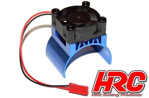 HRC Racing Motorkühlkörper TOP mit Brushless Lüfter 5~9 VDC 540 Motor Blau / HRC5832BL