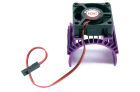 HRC Racing Motorkühlkörper TOP mit Brushless Lüfter 5~9 VDC 540 Motor violett / HRC5832PU