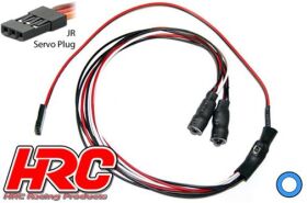 HRC Racing Lichtset 1/10 TC/Drift LED JR Stecker Angel...