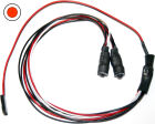 HRC Racing Lichtset 1/10 TC/Drift LED JR Stecker "Angel Eyes" LEDs (draussen weiss, innen rot) / HRC8712