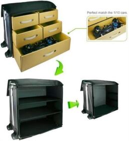 HARD Racing Transport Tasche Magellan 1/10 mit Kästen und Rädern / HARD8931