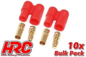 HRC Racing Stecker Gold HXT3.5 (10 Stk.) / HRC9098B