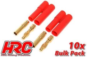 HRC Racing Stecker Gold HXT4.0 (10 Stk.) / HRC9099B