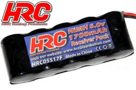 HRC Racing Empfänger-Akku HRC 1700 NiMH 6V 1700mAh 5...