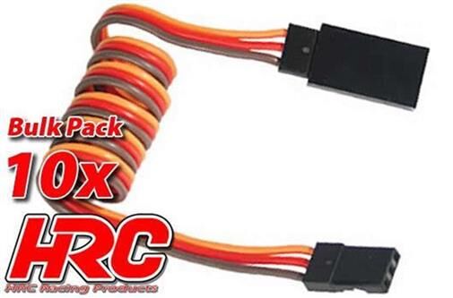 HRC Racing Servo Verlängerungs Kabel Männchen/Weibchen JR typ 50cm Länge BULK 10 Stk. / HRC9244B