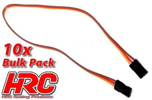 HRC Racing Regler Verlaengerungs Kabel Männchen/Männchen JR typ 30cm Länge BULK 10 Stk. / HRC9292B