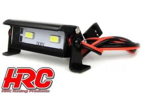 HRC Racing Lichtset 1/10 oder Monster Truck LED JR Stecker Multi-LED Dachleuchten Block 2 LEDs / HRC8726-2