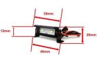 HRC Racing Lichtset 1/10 oder Monster Truck LED JR Stecker Multi-LED Dachleuchten Block 2 LEDs / HRC8726-2