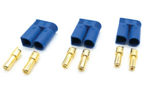 HRC Racing Stecker EC5 männchen flach Gold (10 Stk.)...