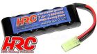 HRC Racing Akku 6 Zellen HRC 1600 RC Car Micro NiMH 7.2V 1600mAh Mini Tamiya Stecker side by side / HRC03616N