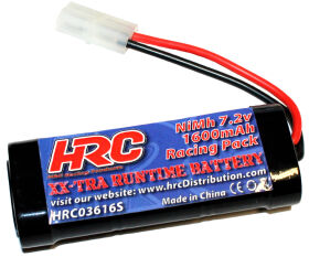 HRC Racing NiMH Akku 6 Zellen 7,2V 1600mAh Stick mit...