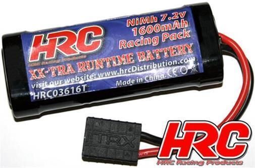 HRC Racing Akku 6 Zellen HRC 1600 RC Car Micro NiMH 7.2V 1600mAh TRX Stecker / HRC03616T