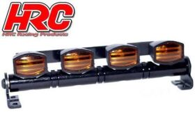 HRC Racing Lichtset 1/10 oder Monster Truck LED JR Stecker Dachleuchten Stange Typ A Gelb / HRC8724AY