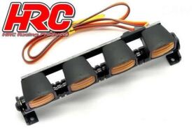 HRC Racing Lichtset 1/10 oder Monster Truck LED JR Stecker Dachleuchten Stange Typ A Gelb / HRC8724AY
