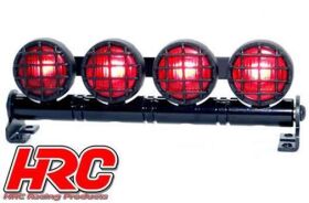 HRC Racing Lichtset 1/10 oder Monster Truck LED JR Stecker Dachleuchten Stange Typ B Rot / HRC8724BR